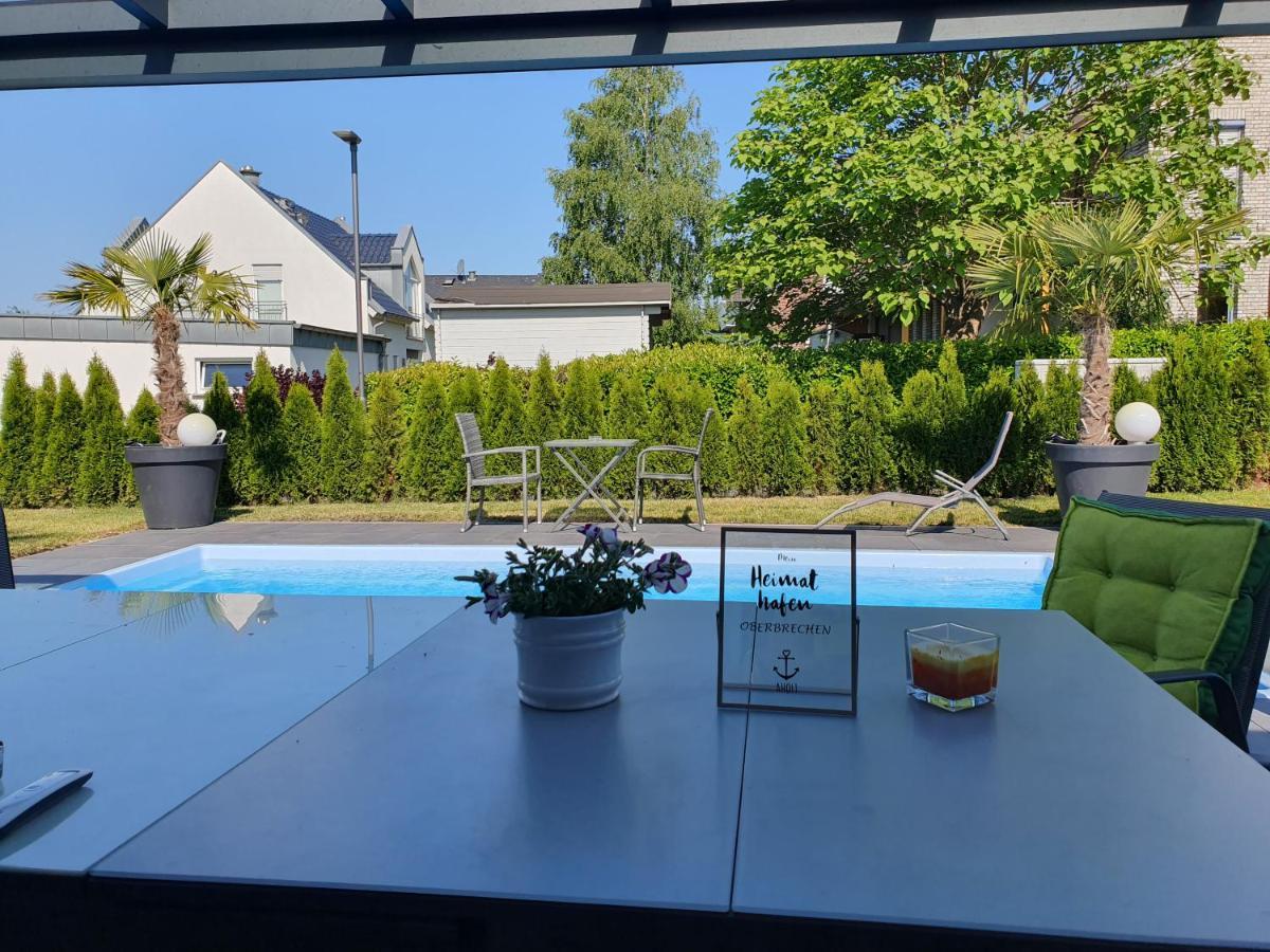 großzügige Unterkunft mit Terrasse Oberbrechen Exterior foto